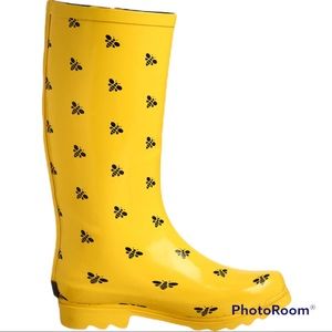 yellow chooka rain boots